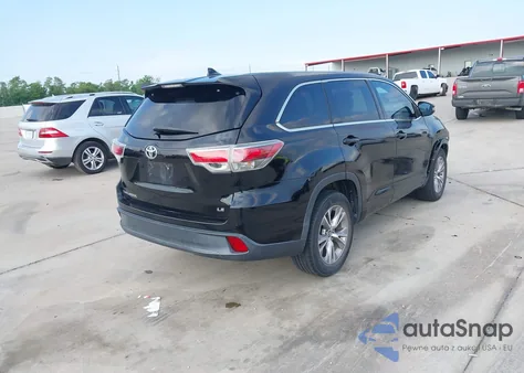 2016 Toyota Highlander Le Plus V6 из США, поврежденный, VIN 5TDZKRFH5GS180943